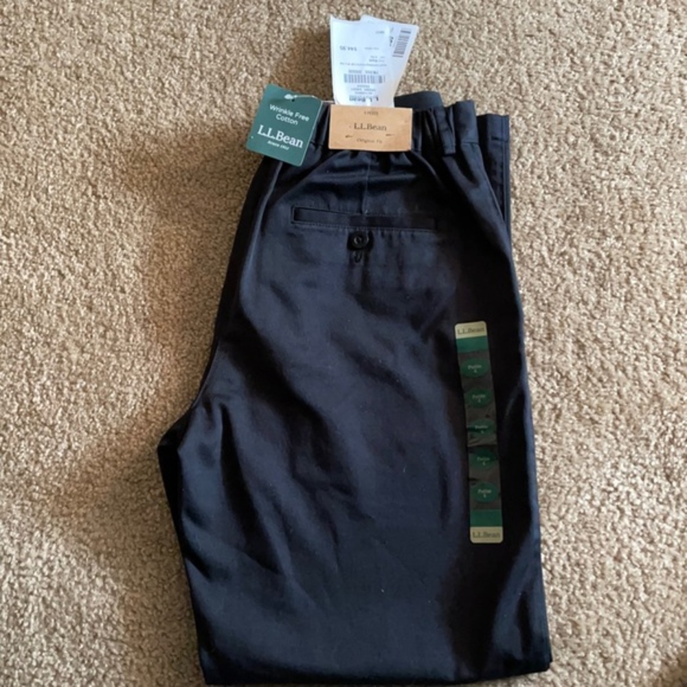 L.L. Bean Black Petite Pants